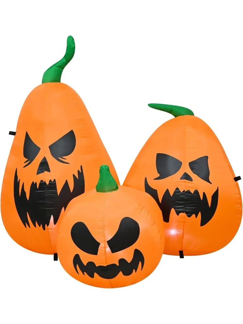 6.5ft Inflatable Halloween Pumpkins Family Set with LED Lights - Festive Decor
